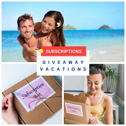 B2B Companies - Giveaway Vacations - Subscriptions